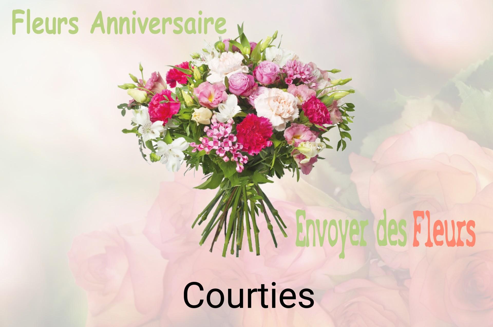 Bouquet de fleurs d’anniversaire livré à Courties